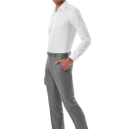 Gibson Light Grey Wool Trouser