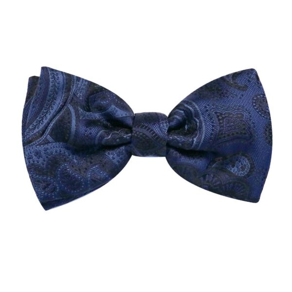 Paisley Satin Bow Tie - 5 Colours - Image 4