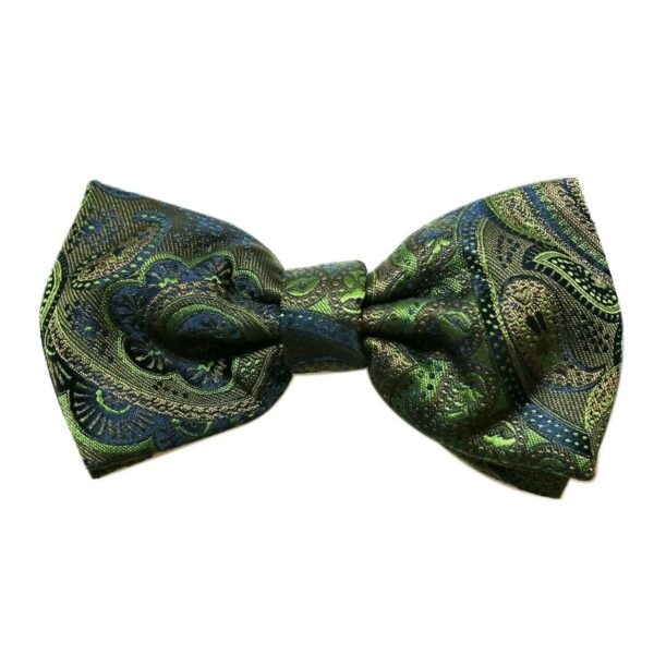 Paisley Satin Bow Tie - 5 Colours