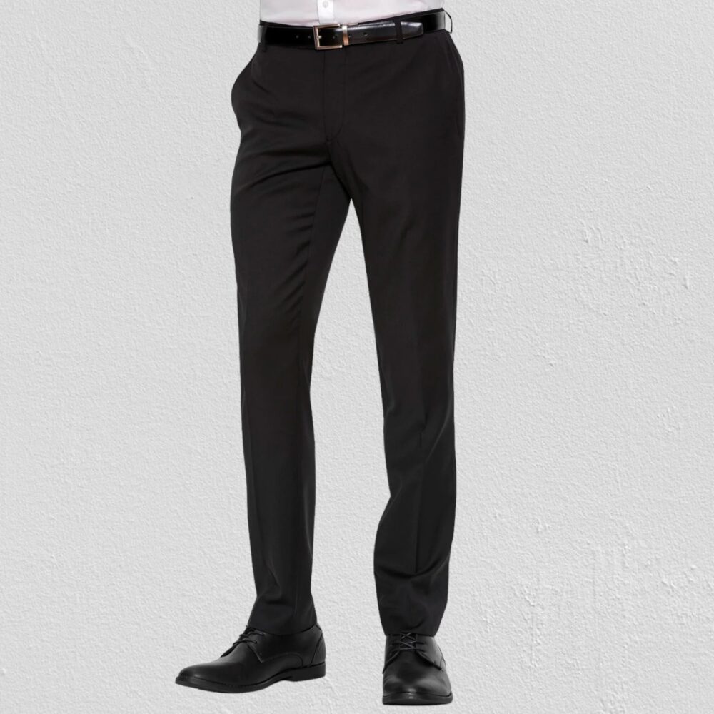 Gibson Black Wool Trouser Vance Vivian Menswear gibson-black-wool-trouser-vance-vivian-menswear