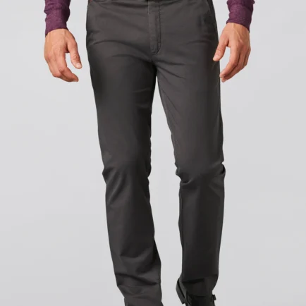 Meyer Charcoal Cotton Chino