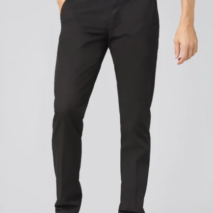 Meyer Black Cotton Chino
