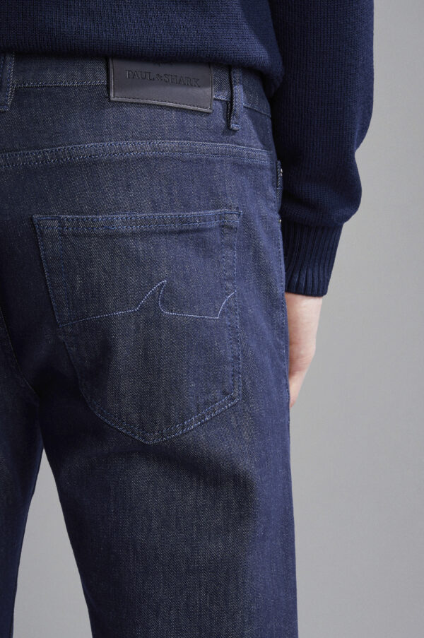 Paul & Shark ‘Denim No Denim’ Stretch Cotton Jeans - Image 3