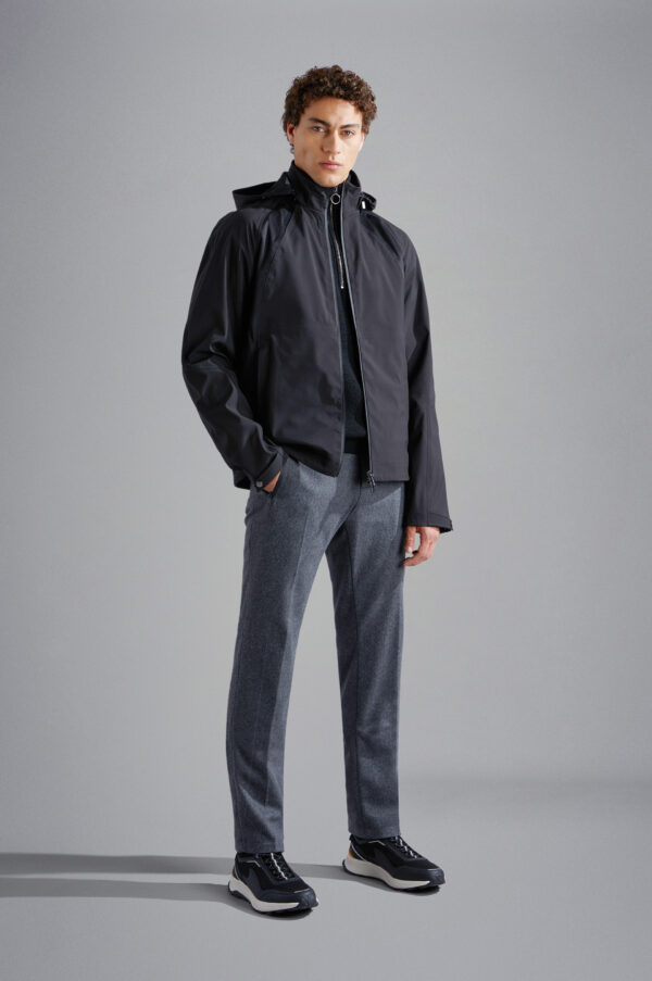 Paul & Shark Black Wool Zip Turtleneck - Image 4