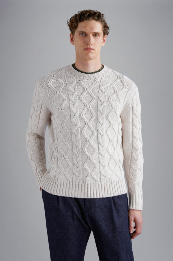 Paul & Shark Cable Knit Sweater - 2 Colours - Image 2