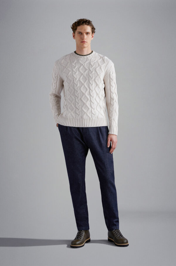 Paul & Shark Cable Knit Sweater - 2 Colours - Image 4