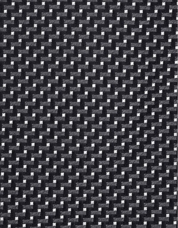Canali Grey Jacquard Silk Tie - Image 2