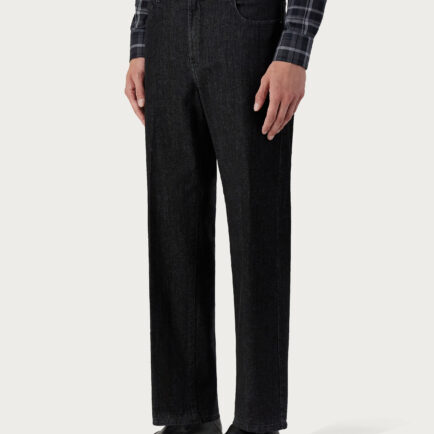 Canali Black Denim Jeans