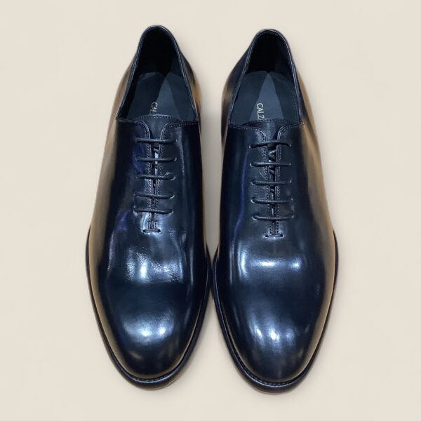 Black Calf Leather Whole Cut Shoe - Image 2