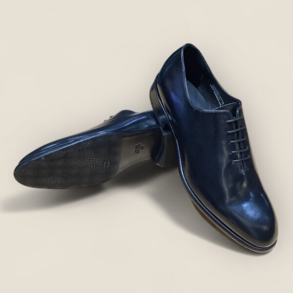 Black Calf Leather Whole Cut Shoe - Image 4