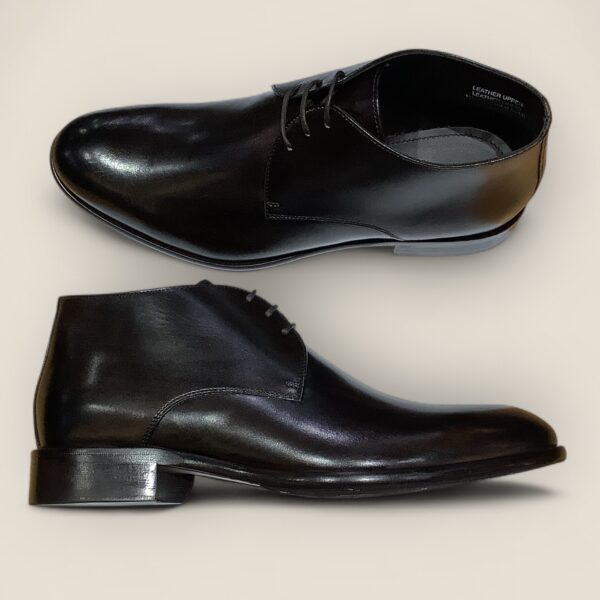 Dark Brown Calf Leather Lace Up Chukka Boot - Image 4