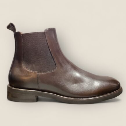 Brown Calf Leather Chelsea Boot