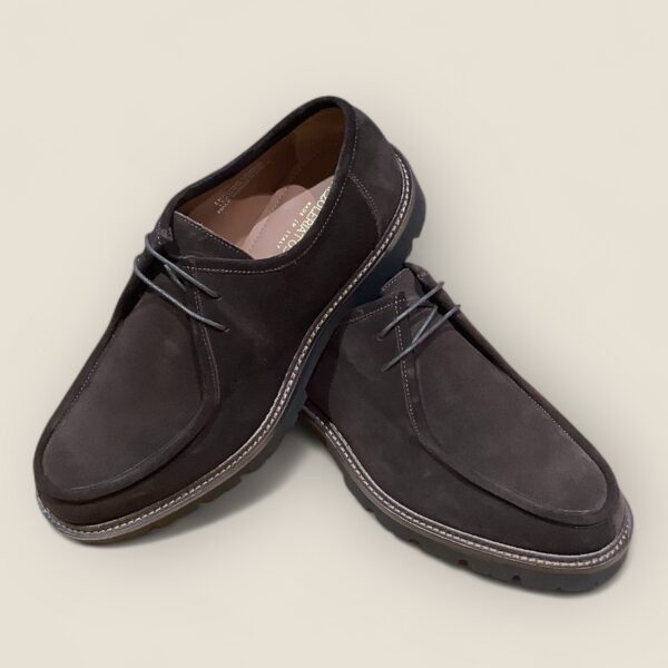 Dark Brown Calf Suede ‘College Shoe’ - Image 3
