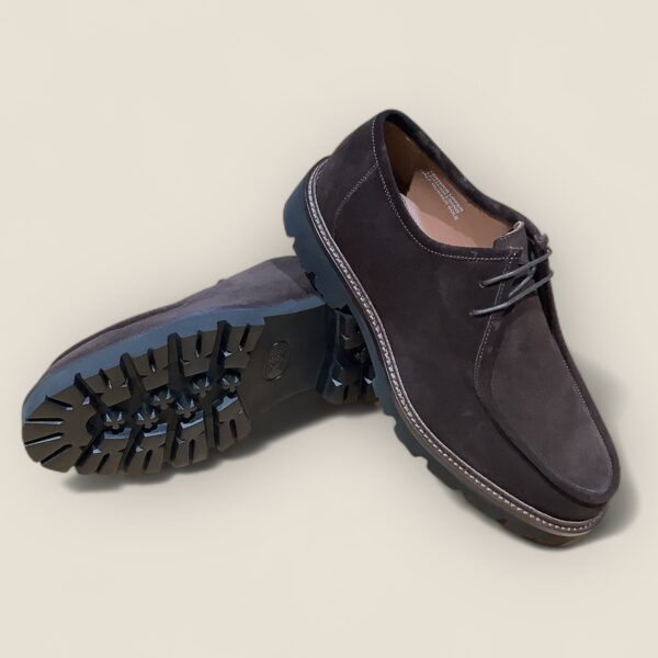 Dark Brown Calf Suede ‘College Shoe’ - Image 4