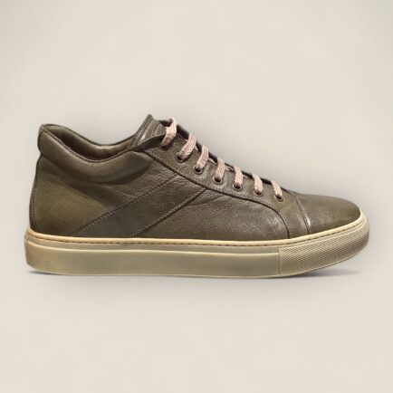 Green Dip Dyed Leather Sneaker