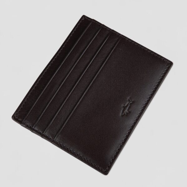 Paul & Shark Dark Brown Leather Cardholder - Image 3