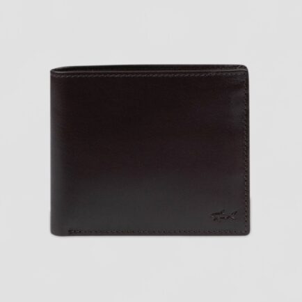 Paul & Shark Dark Brown Leather Billfold Wallet