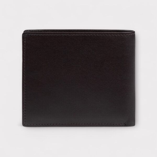 Paul & Shark Dark Brown Leather Wallet With Coin Compartment - Image 2