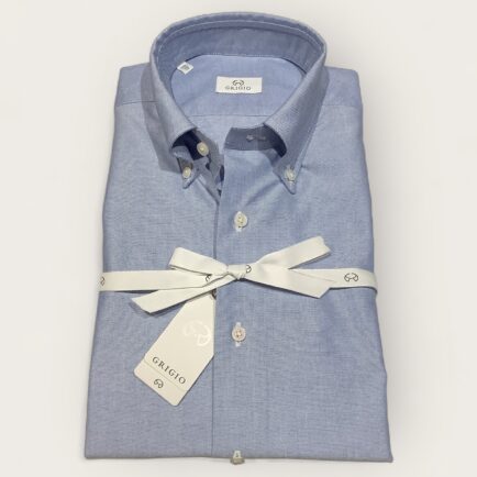 Grigio Blue Oxford Button Down Shirt