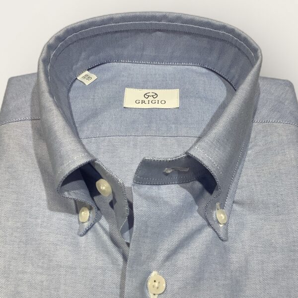 Grigio Blue Oxford Button Down Shirt - Image 2