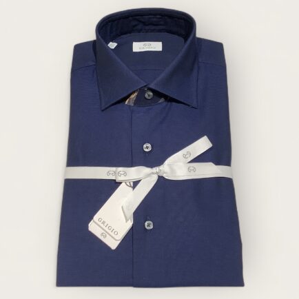 Grigio Navy Blue Business Shirt