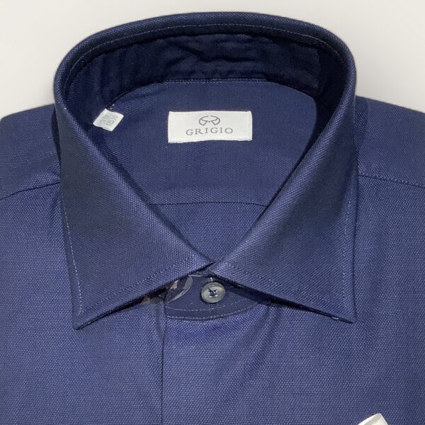 Grigio Navy Blue Business Shirt - Image 2