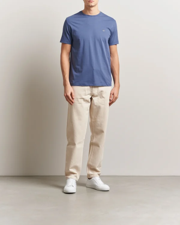 GANT Blue Regular Shield T-Shirt - Image 2