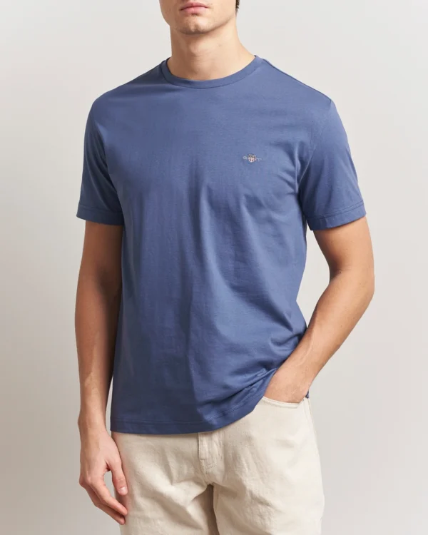 GANT Blue Regular Shield T-Shirt