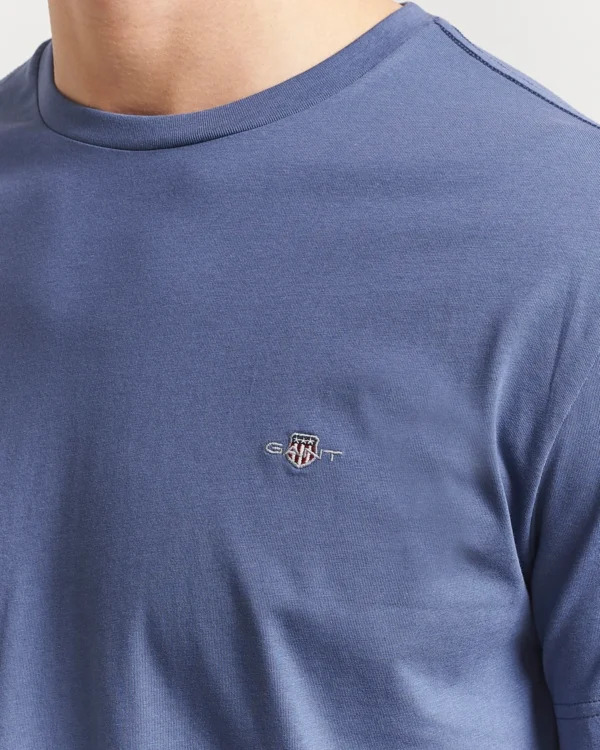 GANT Blue Regular Shield T-Shirt - Image 3