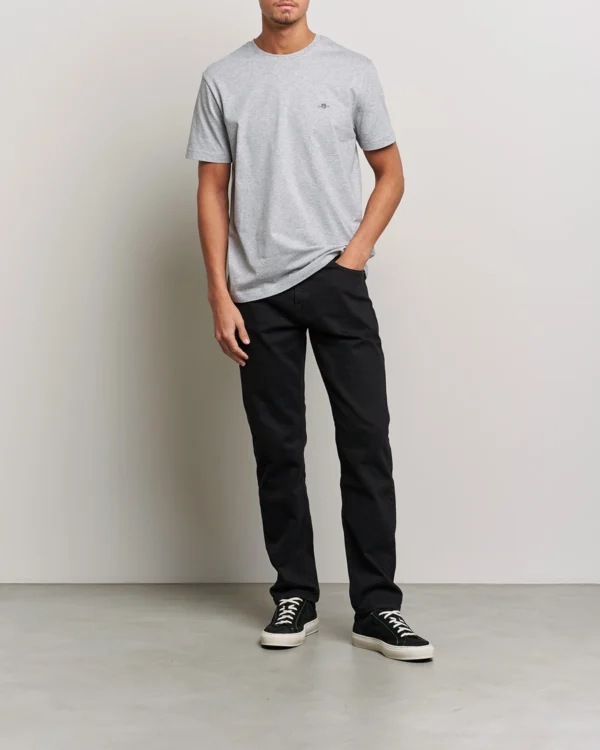 GANT Light Grey Regular Shield T-Shirt - Image 2