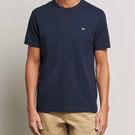 GANT Navy Regular Shield T-Shirt