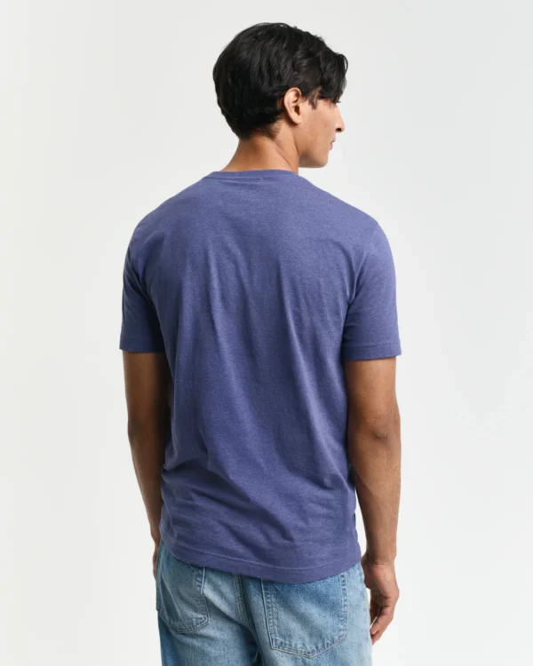 GANT Blue Regular Shield T-Shirt - Image 2