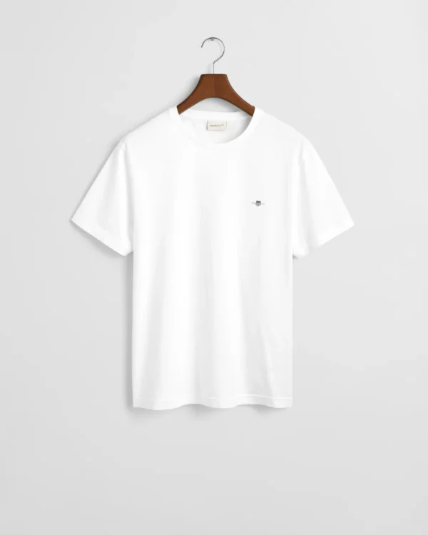 GANT White Regular Shield T-Shirt - Image 4