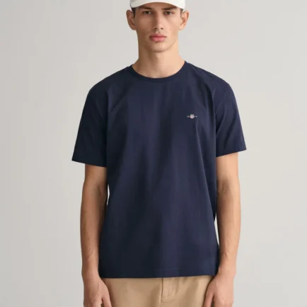 GANT Navy Regular Shield T-Shirt