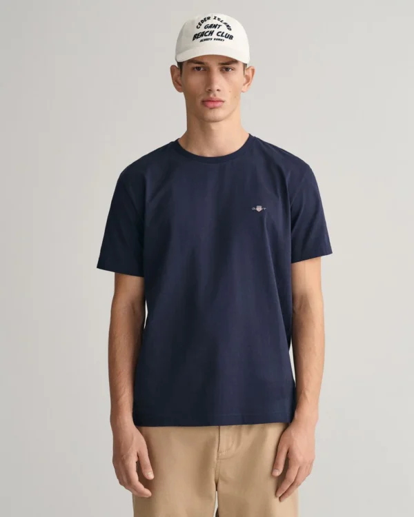 GANT Navy Regular Shield T-Shirt