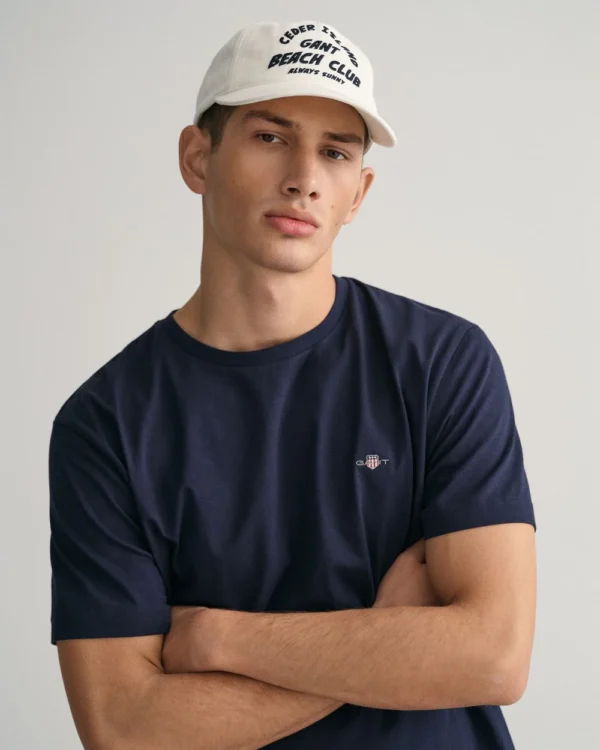 GANT Navy Regular Shield T-Shirt - Image 2