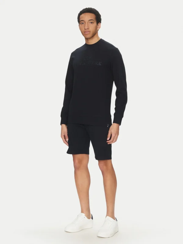 Paul & Shark Navy Embroidered Logo Sweatshirt - Image 3