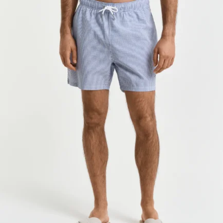 GANT Blue Seersucker Swim Shorts