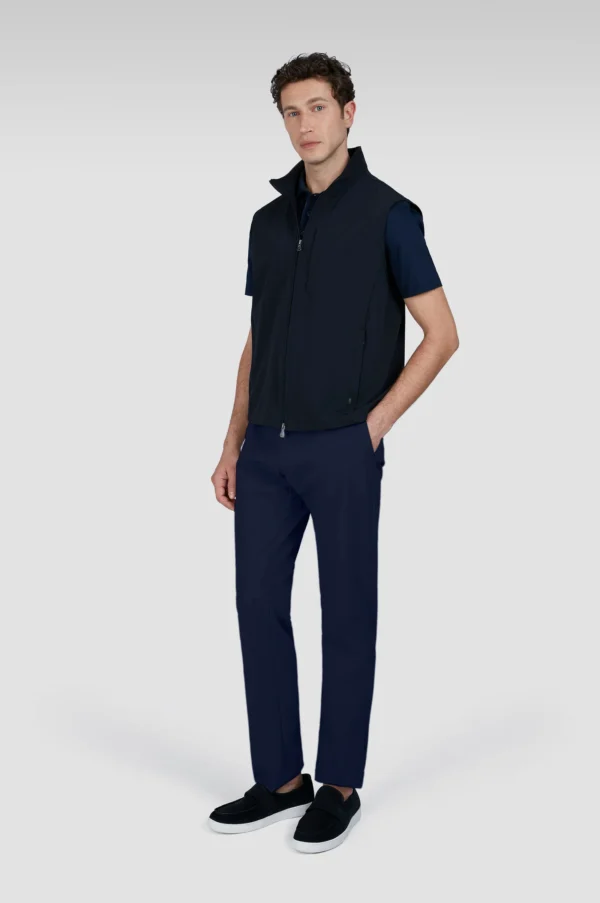 Paul & Shark Dynamic Stretch Navy Chinos - Image 3