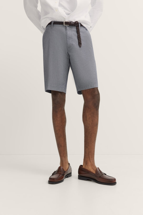 Bugatti Navy Printed Bermuda Shorts - Image 2