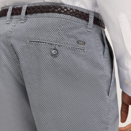Bugatti Navy Printed Bermuda Shorts