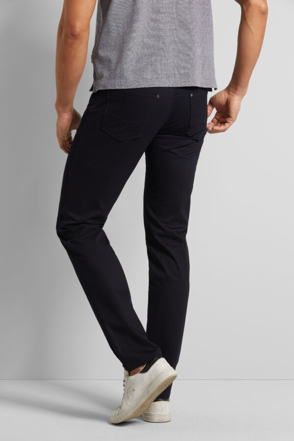 Bugatti Navy Constant Colour 5 Pocket Cotton Jeans - Image 3
