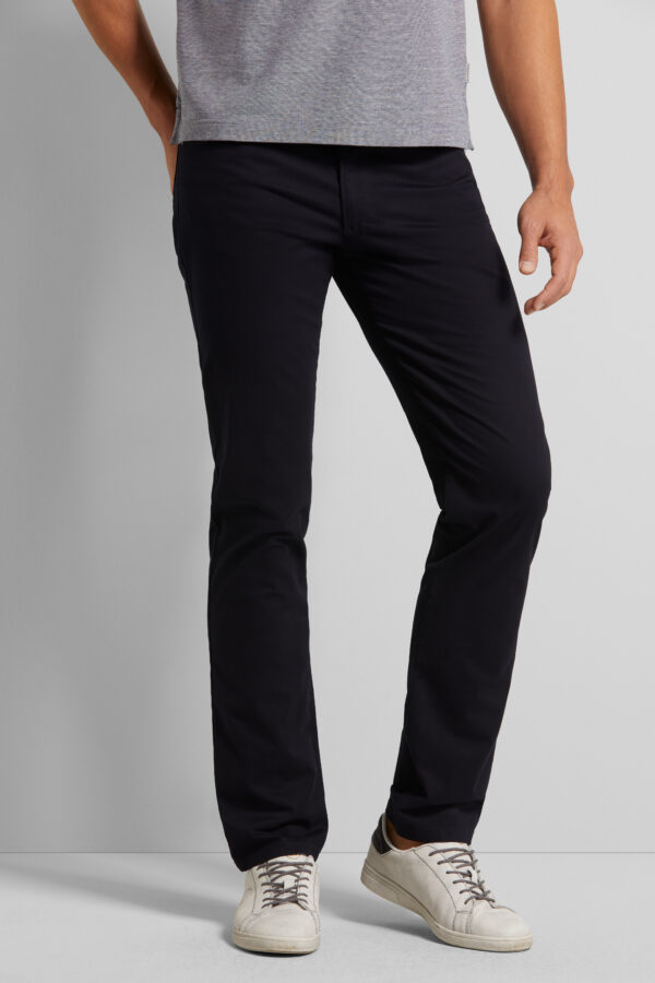 Bugatti Navy Constant Colour 5 Pocket Cotton Jeans - Image 2