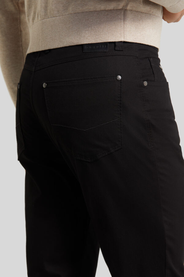 Bugatti Black Constant Colour 5 Pocket Cotton Jeans