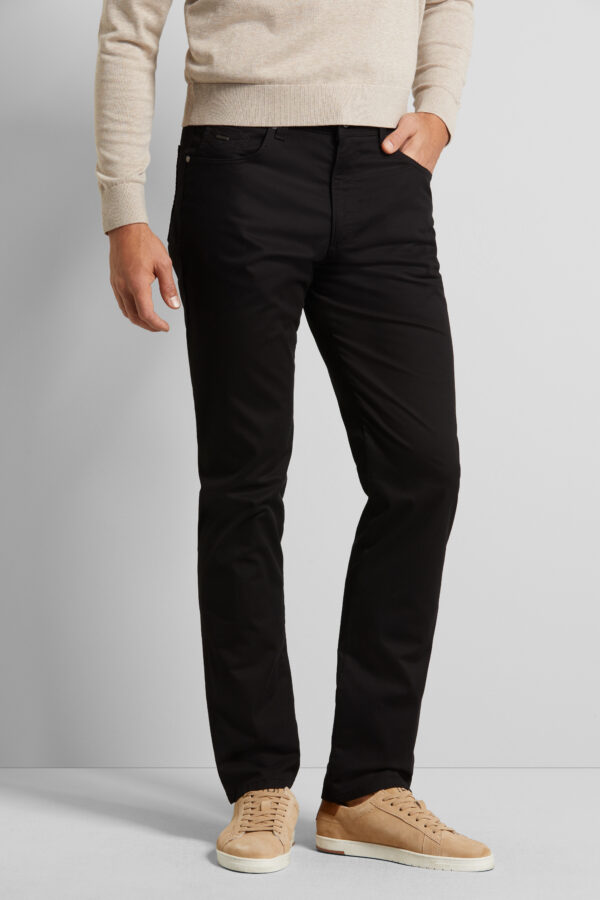 Bugatti Black Constant Colour 5 Pocket Cotton Jeans - Image 2