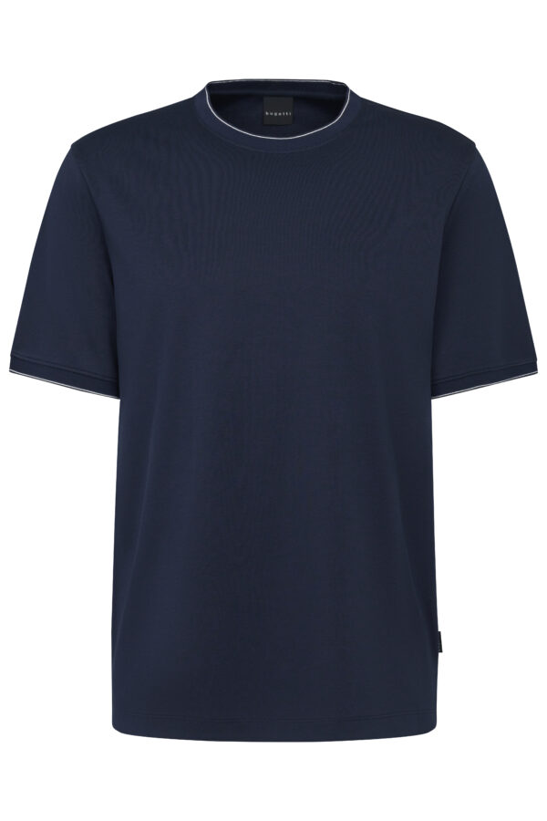 Bugatti Non Iron Navy Tee Shirt - Image 4