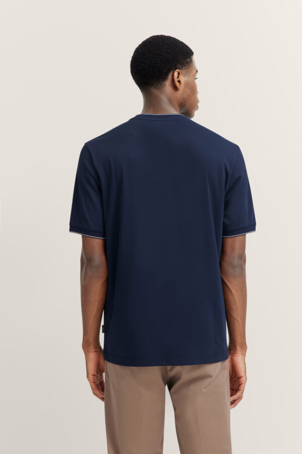 Bugatti Non Iron Navy Tee Shirt - Image 3