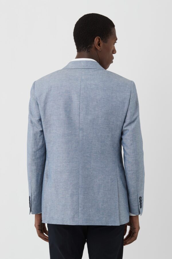 Gibson Blue Cotton/Linen Blazer - Image 3