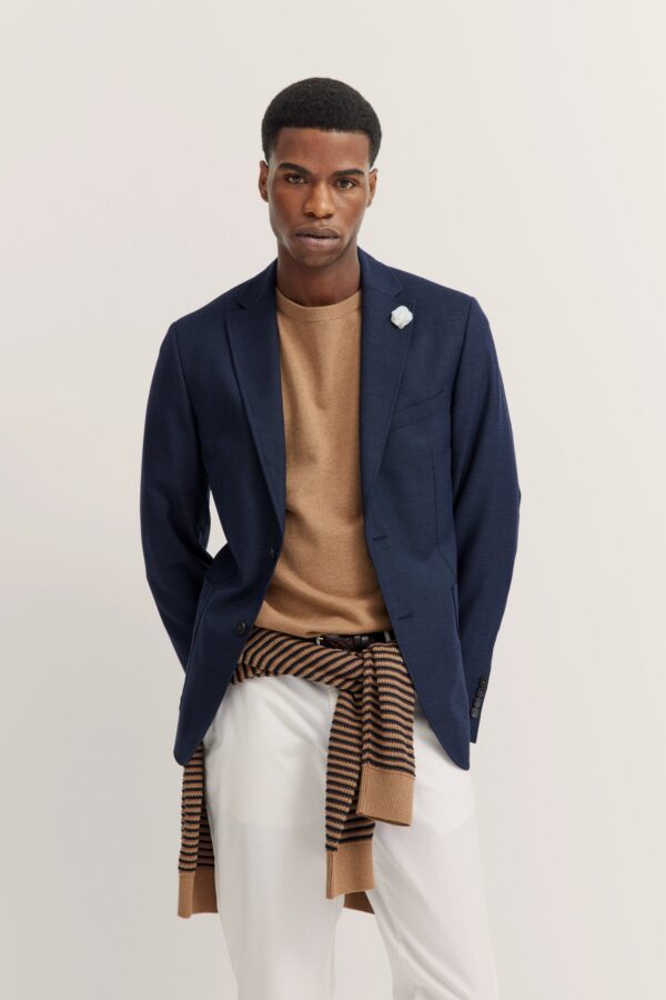Bugatti Navy Wool Blazer - Image 2