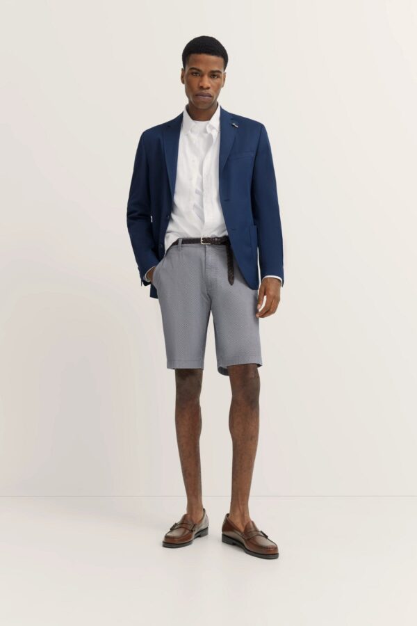 Bugatti Navy Printed Bermuda Shorts - Image 4